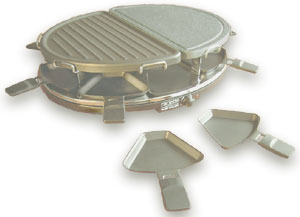 Buy this raclette grill with hot stone