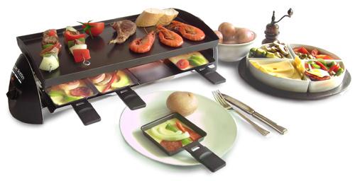 Buy this raclette grill with pancake top